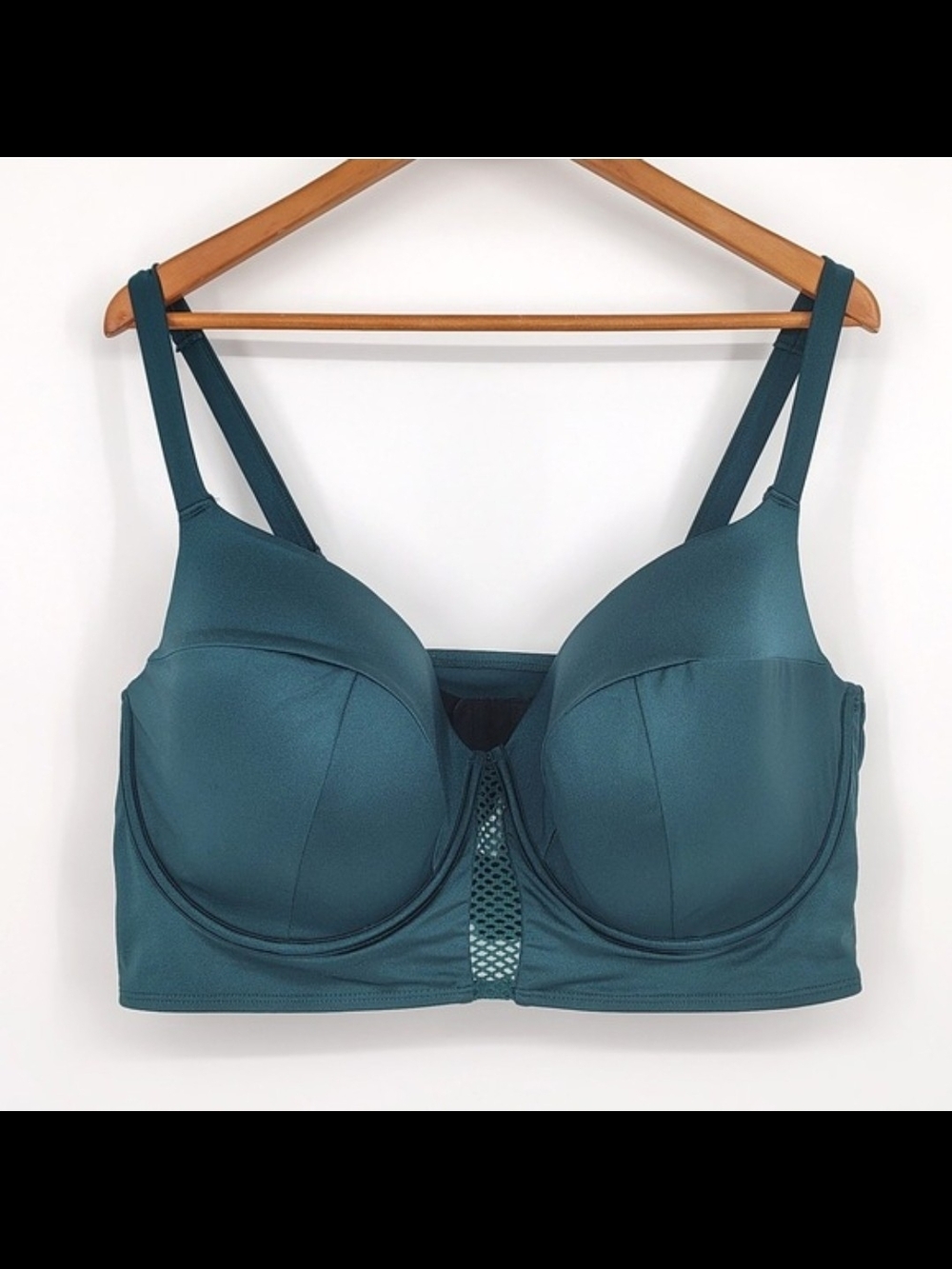 40DD Cacique GREEN Swim Top
